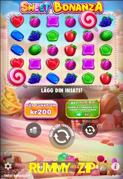 RUMMY ZIP — Sweet Bonanza slot | Play on Android APK & iPhone for real money | Pragmatic Play
